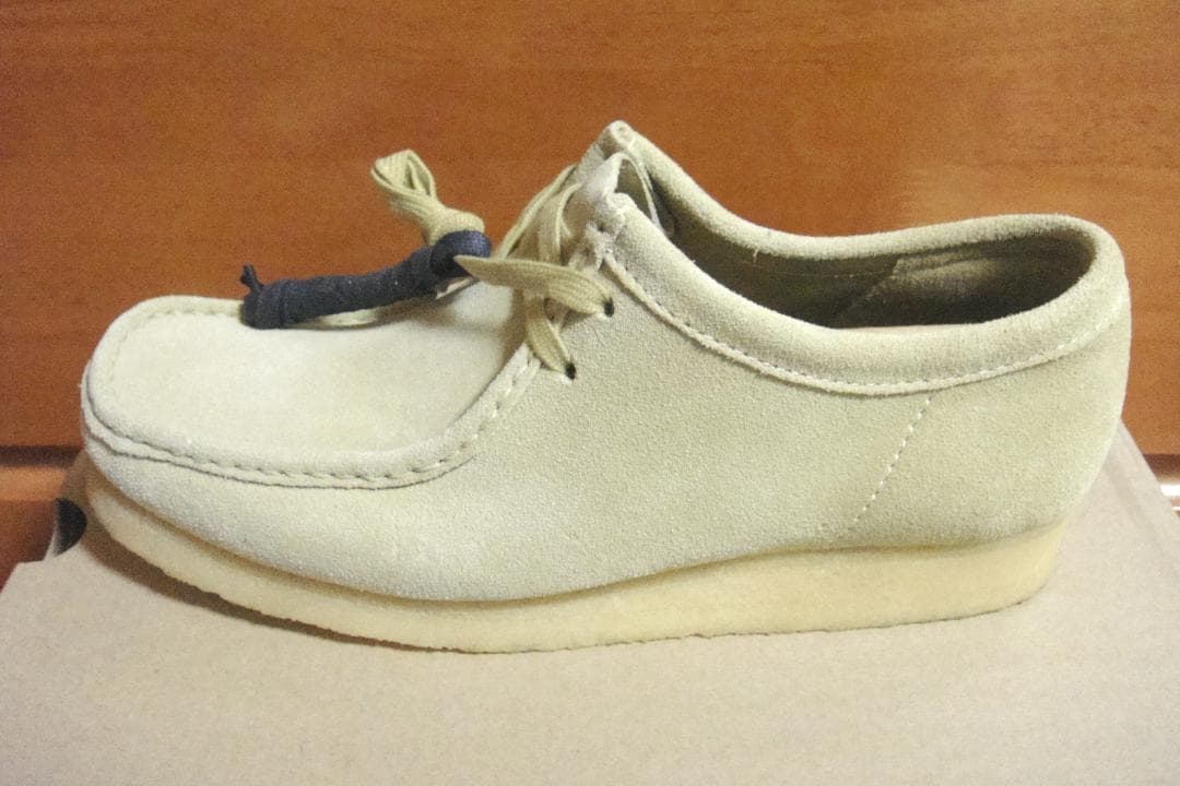 クラークス ワラビー メープルスエード UK8.5 42.5 26.5cm