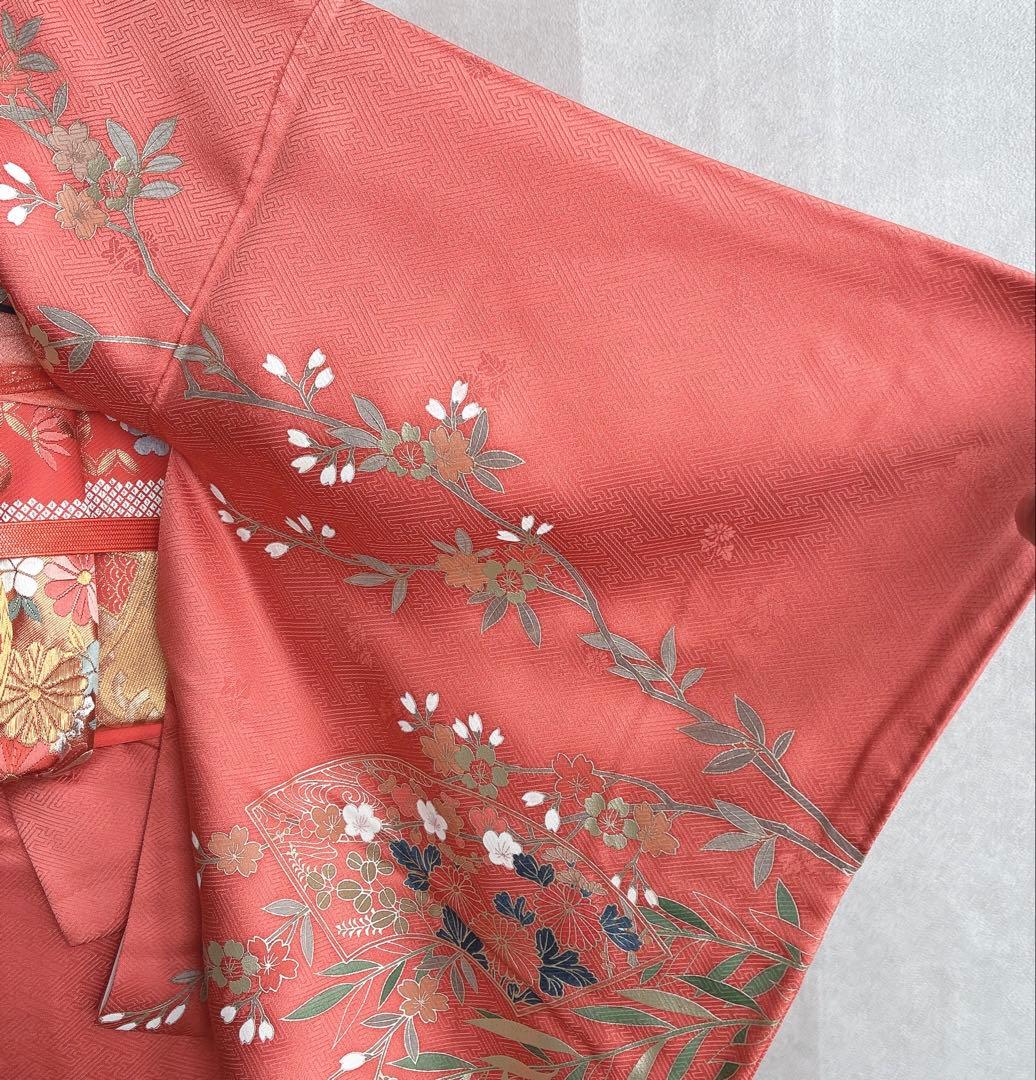 訪問着 フルセット 着物 トールサイズ ロング丈 正絹 雅やか古典 G10