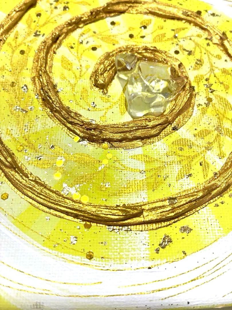 開運絵画 龍神様 白龍 拡大のエネルギー 天然石A5ランクヒマラヤ水晶