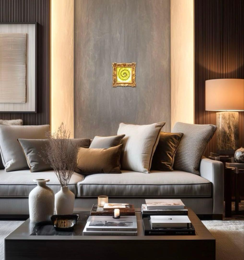 開運絵画 龍神様 白龍 拡大のエネルギー 天然石A5ランクヒマラヤ水晶