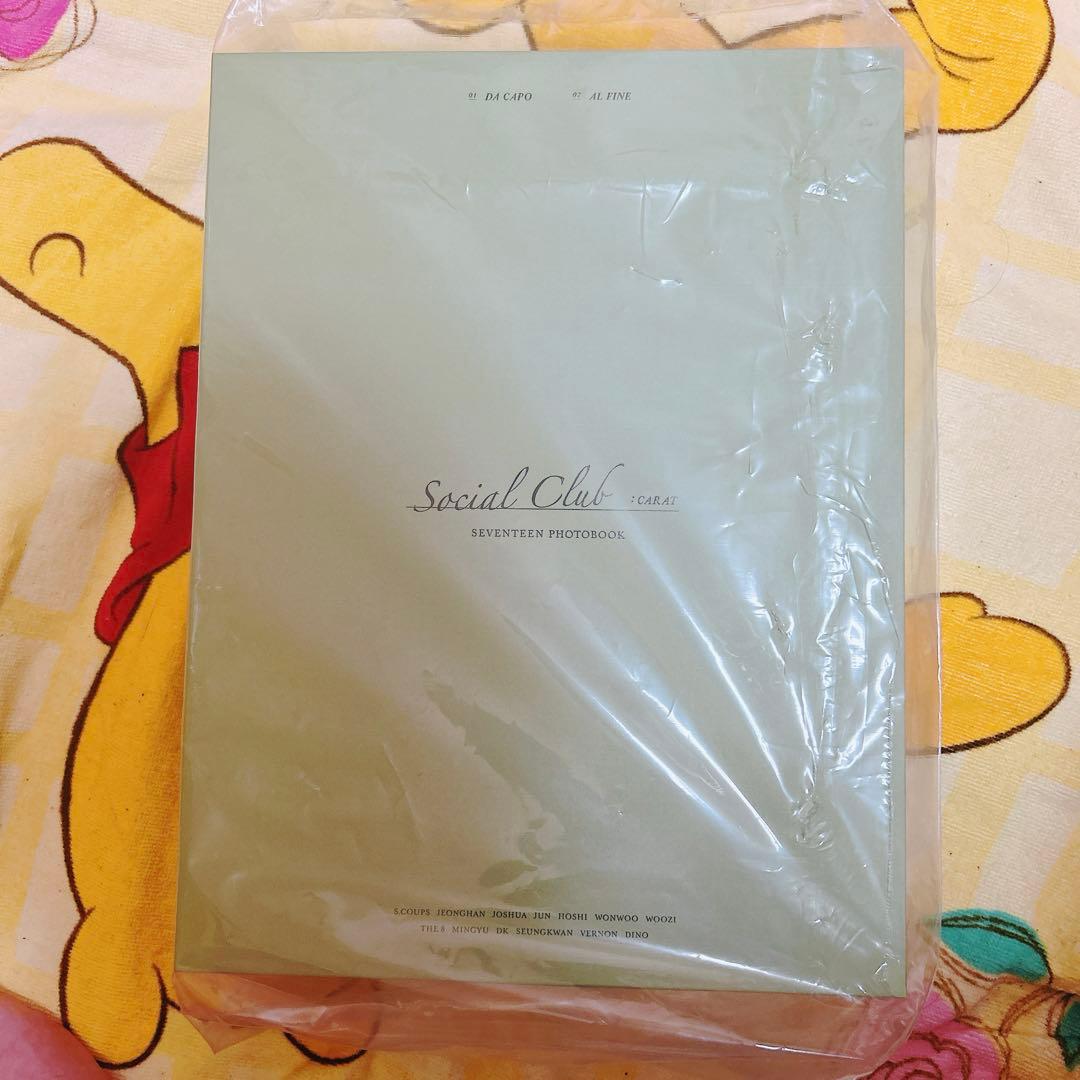 SEVENTEEN 写真集　SOCIAL CLUB : CARAT SET SEVENTEEN PHOTOBOOK 「SOCIAL CLUB : CARAT」【グッズ】【+DVD