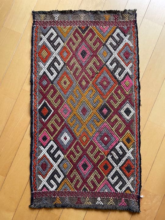 オールドキリム　ジジム オールドキリム/トルコキリム・トロス山脈/ジジム織り約125×86cm