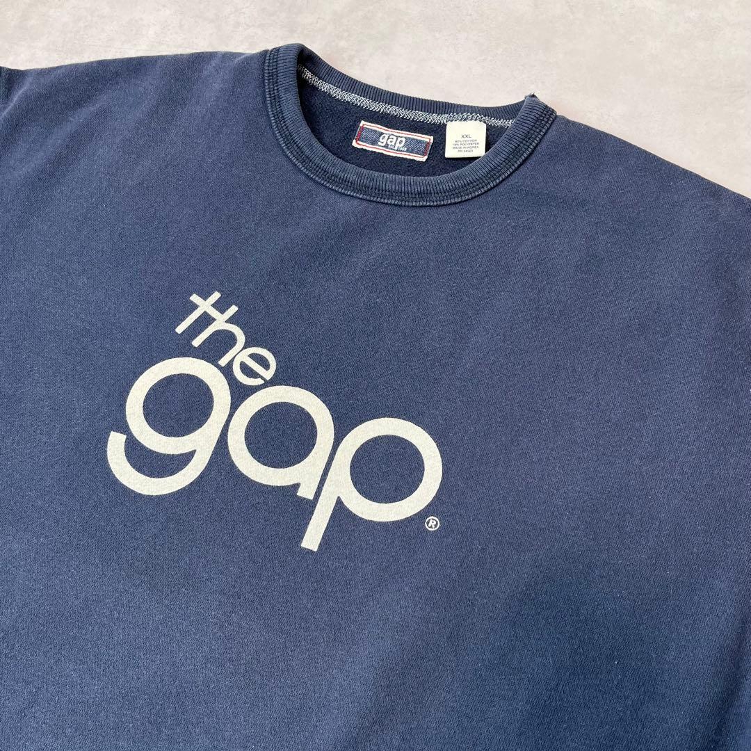 old GAP 'the gap' スウェット ネイビー XXL - メルカリ