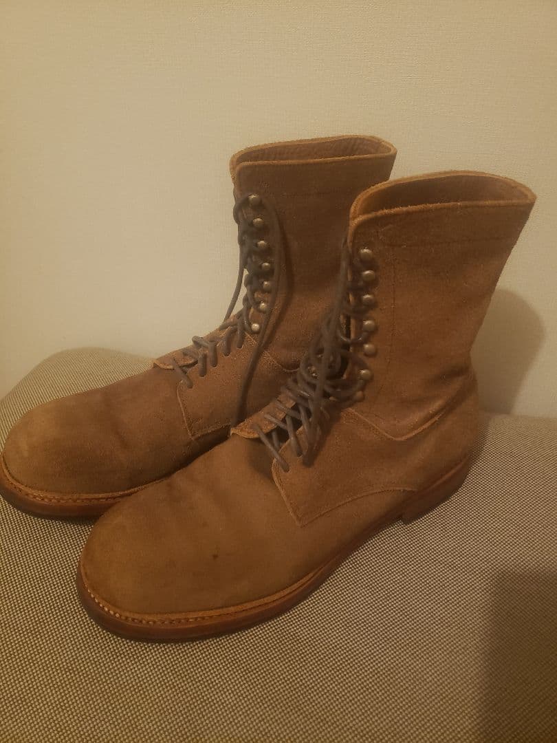 MIHARA YASUHIRO レースアップブーツ スエード 27.5cm