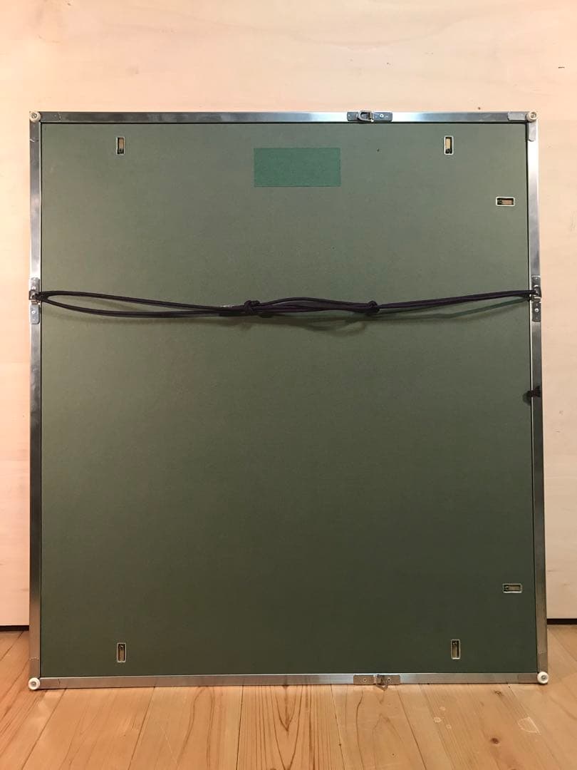 渡部侃　「半蔀」　日本画Ｆ１０号　落款・共シール有り