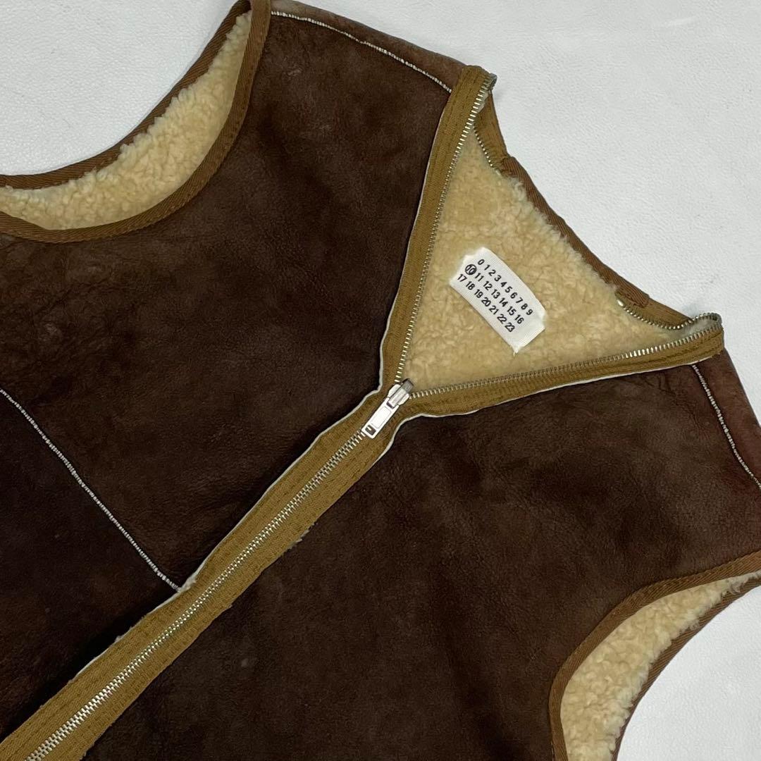 希少 本人期 Maison Margiela アーティザナル ムートンベスト