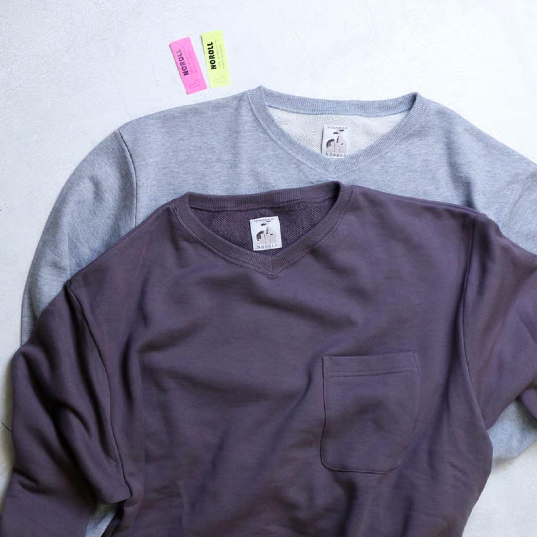【ビッグペン】NOROLL/V NECK SWEAT/ Mサイズ NOROLL W&L V NECK SWEAT / ノーロール Vネック スウェット