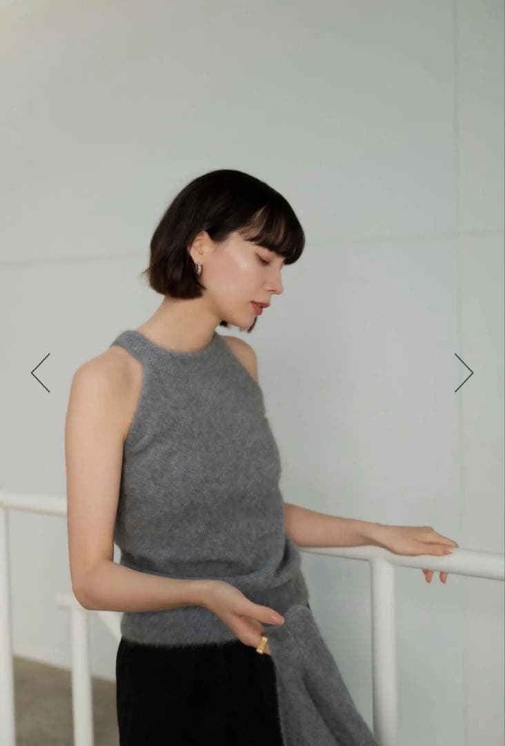 karry フォックスカシミヤ アンサンブル ニット グレー 新品未使用