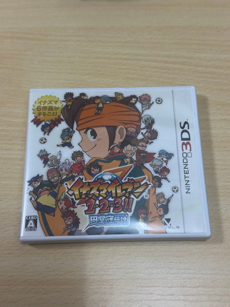 イナズマイレブン 1・2・3 円堂守伝説 [すれ違い通信MAX・動作確認済み] イナズマイレブン1・2・3!!円堂守伝説 ～すれ違い通信MAX～ 3DS - メルカリ