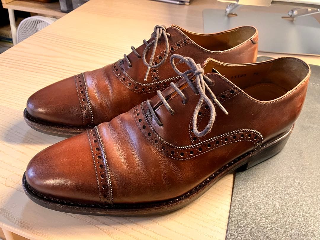 ジャランスリワヤ　ストレートチップ　ビジネス革靴　ブラウン　26センチ JALAN SRIWIJAYA（ジャラン スリウァヤ） ビジネスシューズ Jalan