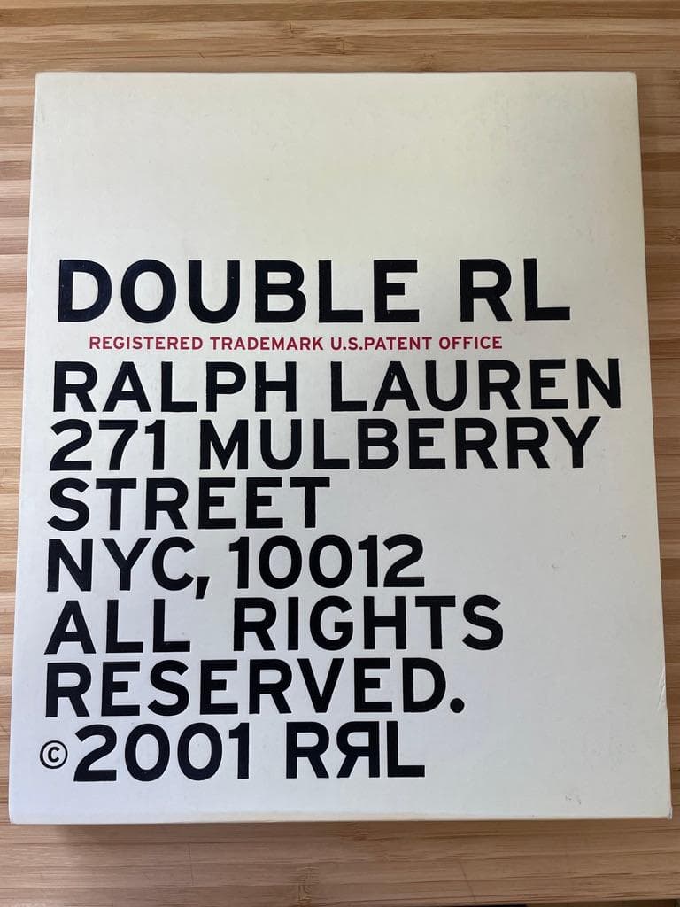 RRL 2001 DOUBLE RL BOOK ダブルアールエル 写真集 洋書 - メルカリ