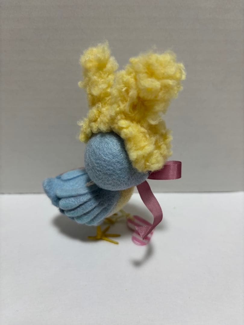 make 羊毛フェルト作家ribo様の幸せの青い鳥 animals YOSHiNOBU