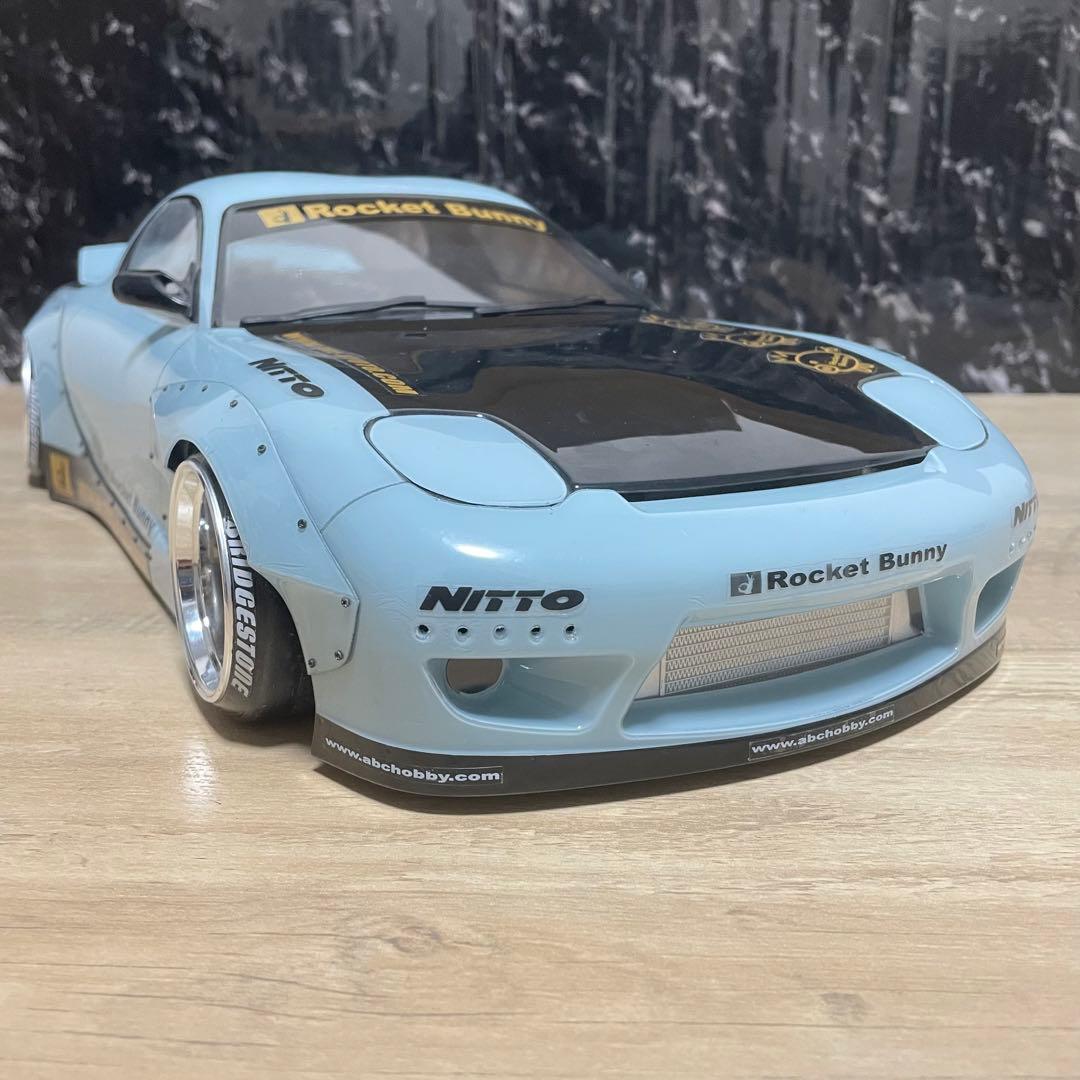 abcホビー マツダ rx-7 FD 1/10 ラジコン ボディ ロケットバニー