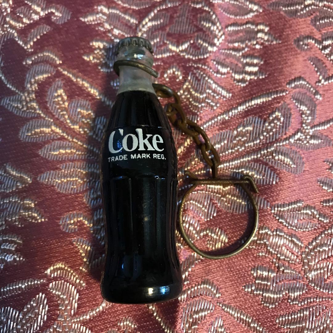 コカコーラ ミニボトル ヴィンテージ昭和レトロ キーホルダー