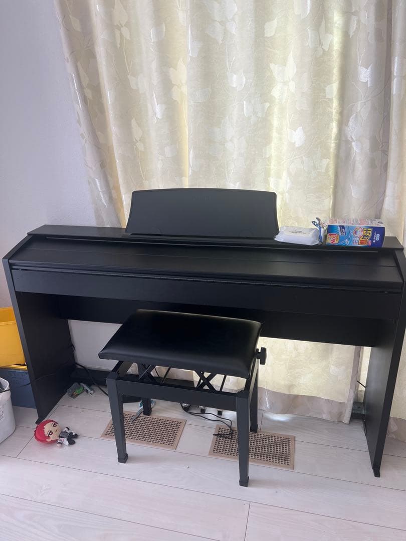［長野県引き取り限定 ］CASIO PX-770 電子ピアノ 黒 椅子付き PX-770BK | CASIO