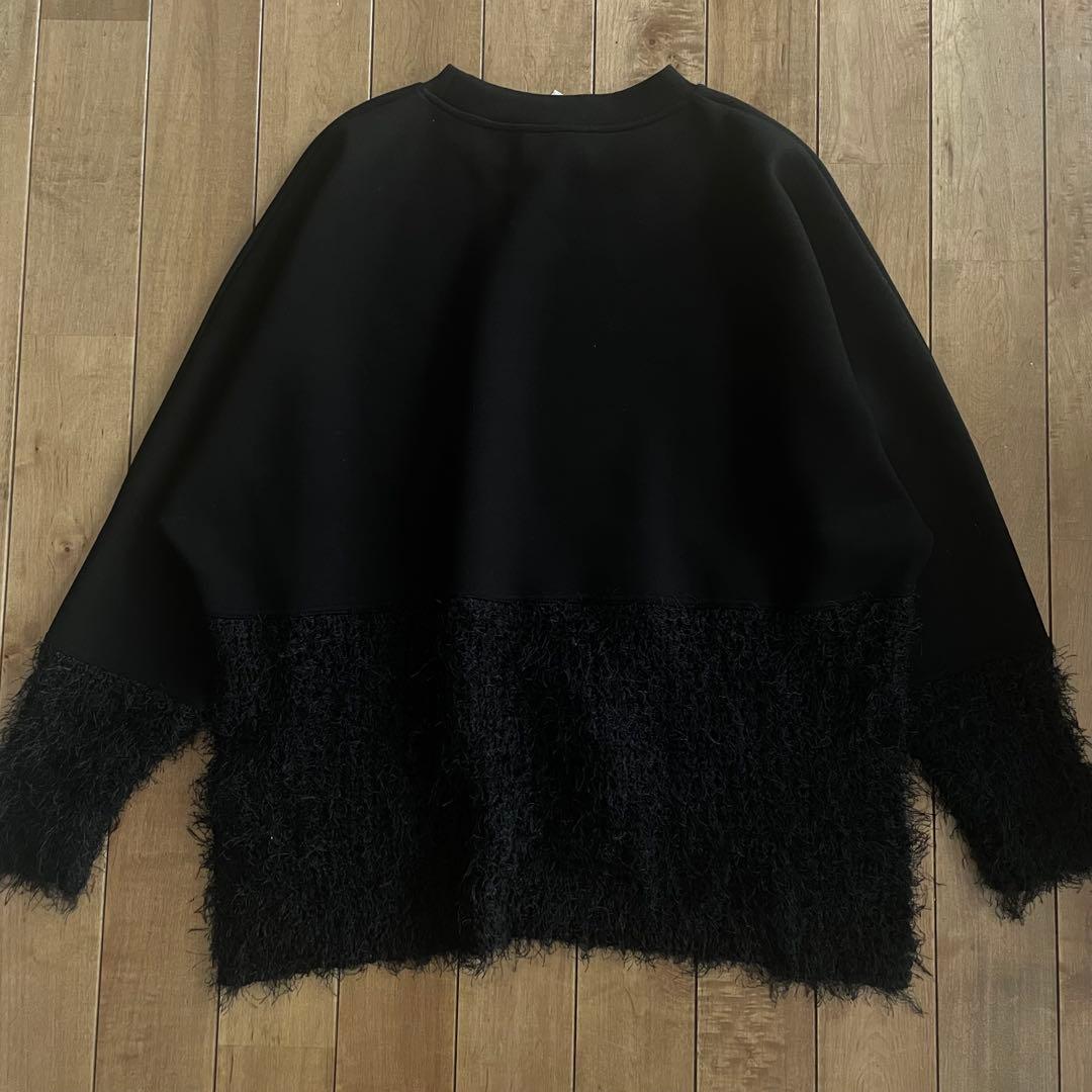 BEARDSLEY ビアズリーファンシーニットコンビトップス切替 - メルカリ