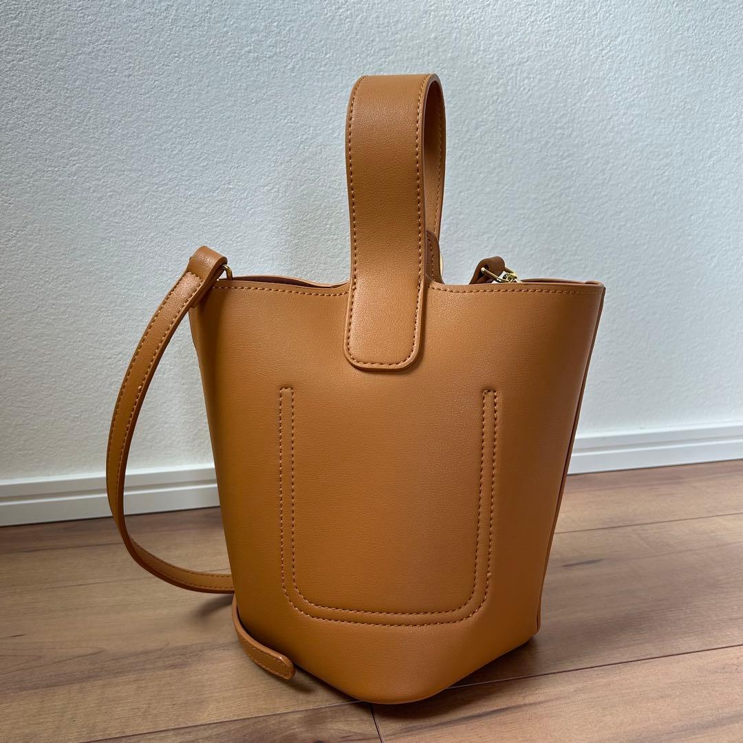 ペブル風 バケットバッグ バケツバッグ