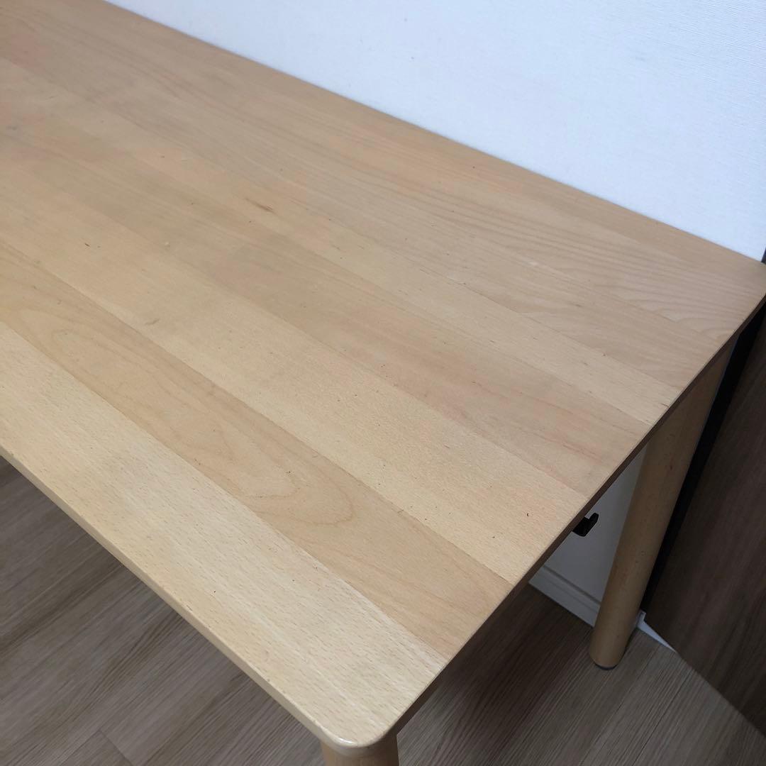 大幅値下げ 都内引き取り 無印良品 ブナ材デスク 幅120cm - メルカリ
