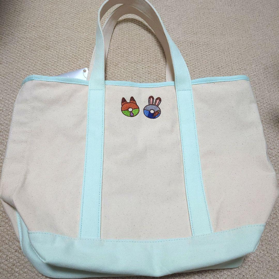 ズートピア トートバッグ ディズニーストア ニック ジュディ 10th