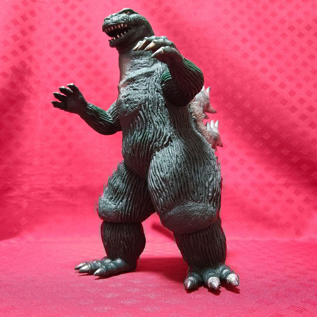 ジャンク】 バンダイ ゴジラ1962 キンゴジ ソフビ 1983年製 日本製