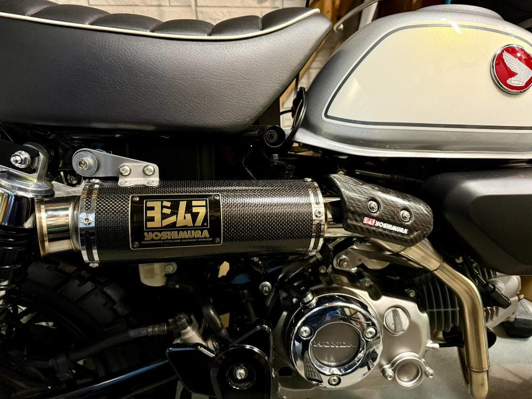 モンキー125　ヨシムラマフラー　サイクロン　カーボンヒートガードセット ヨシムラ（YOSHIMURA） 【2月27日出荷】ヨシムラ カーボンヒートガード