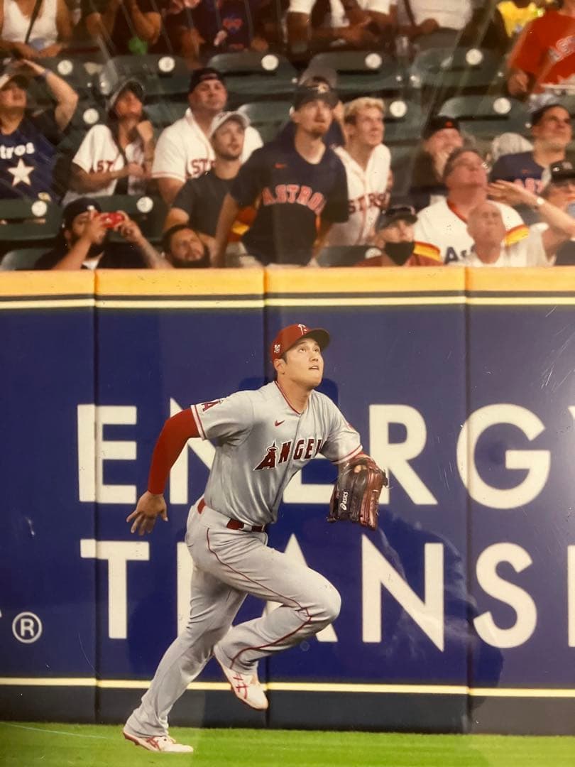 外野守備の大谷翔平 パネル40㎝×29㎝ - メルカリ