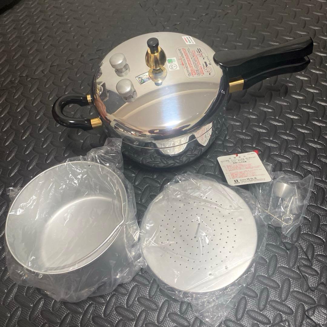 【未使用】鋳物屋 ヘイワ 圧力鍋 PC-28A 2.8L 炊飯 玄米