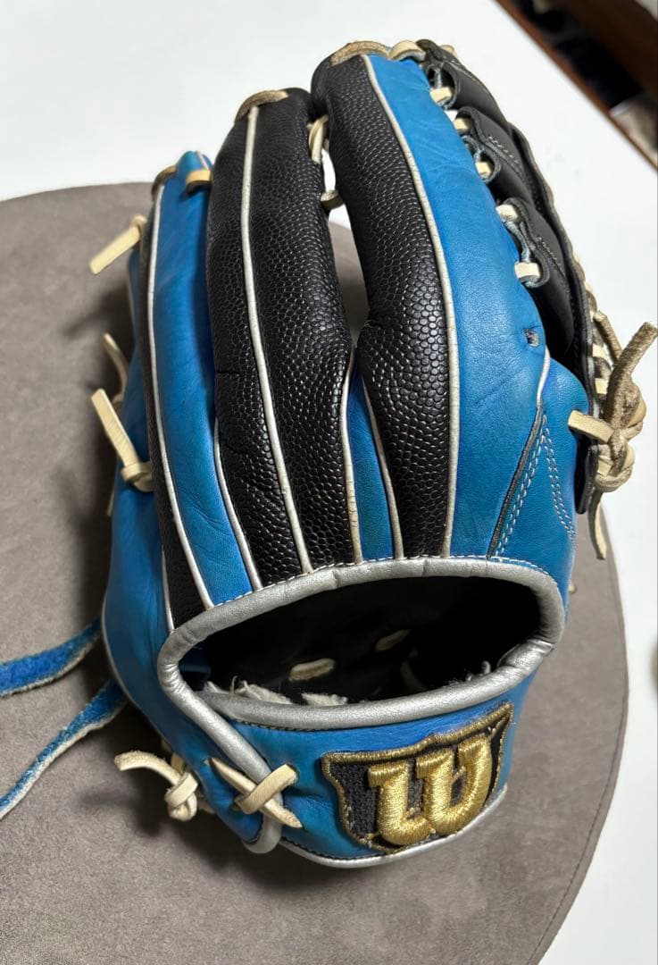 R*氏様 Wilson 軟式グローブ 青/黒 ウィルソン軟式グラブ特集 野球用品スワロースポーツ