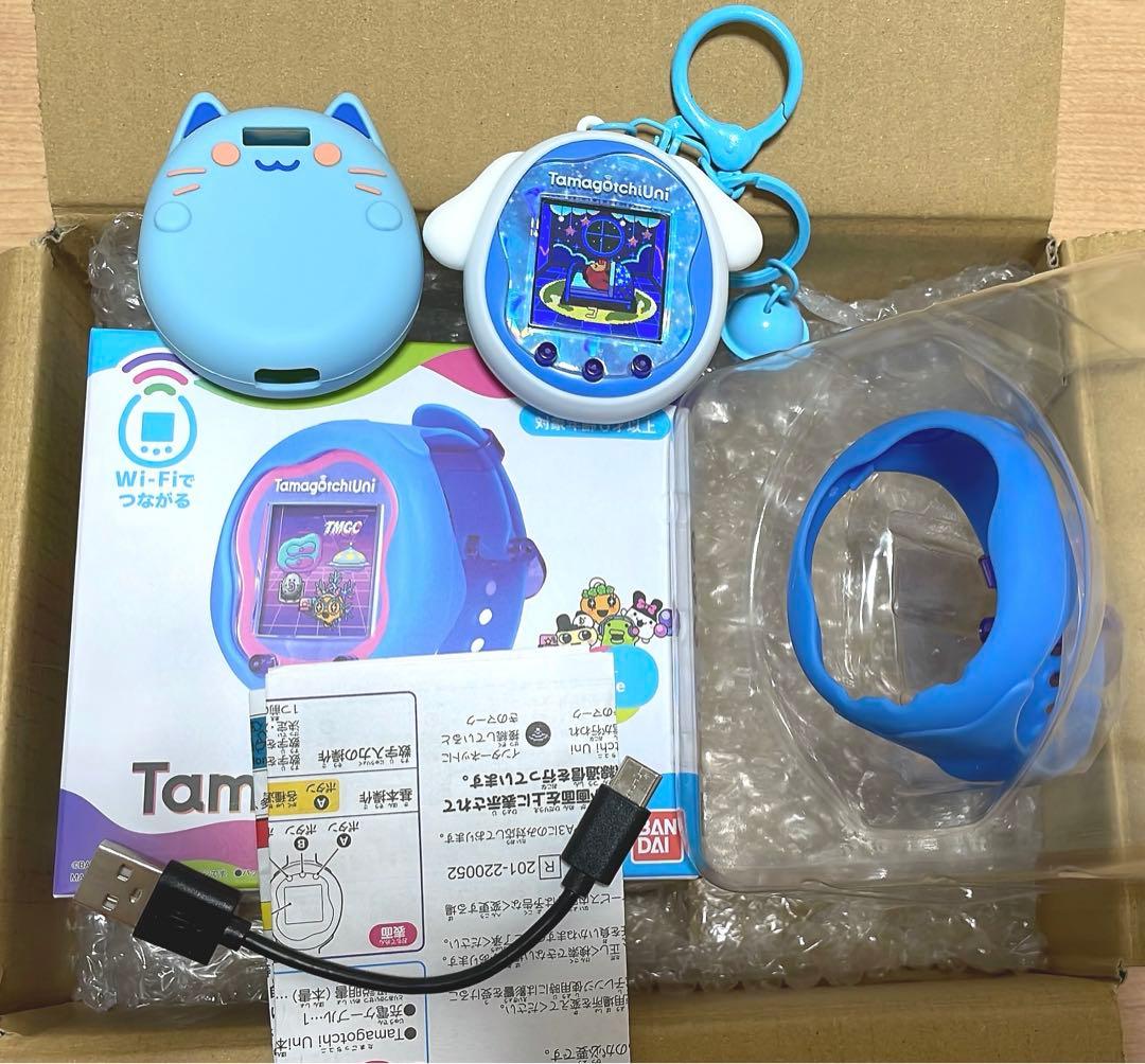 たまごっちユニ tamagotchi uni ブルー あのちゃん おまけ付き - メルカリ