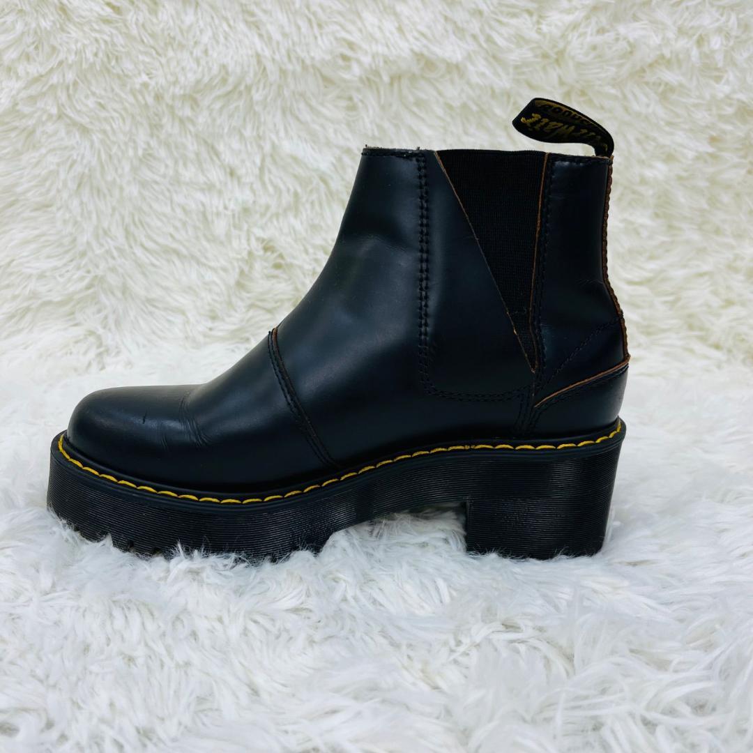 Dr.Martens ドクターマーチン 23.5cm レザー サイド厚底ジップ
