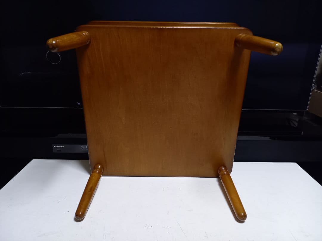 ぴぴ 様売約済 コロニアル ディスプレイ ガラス ウッド サイドテーブル