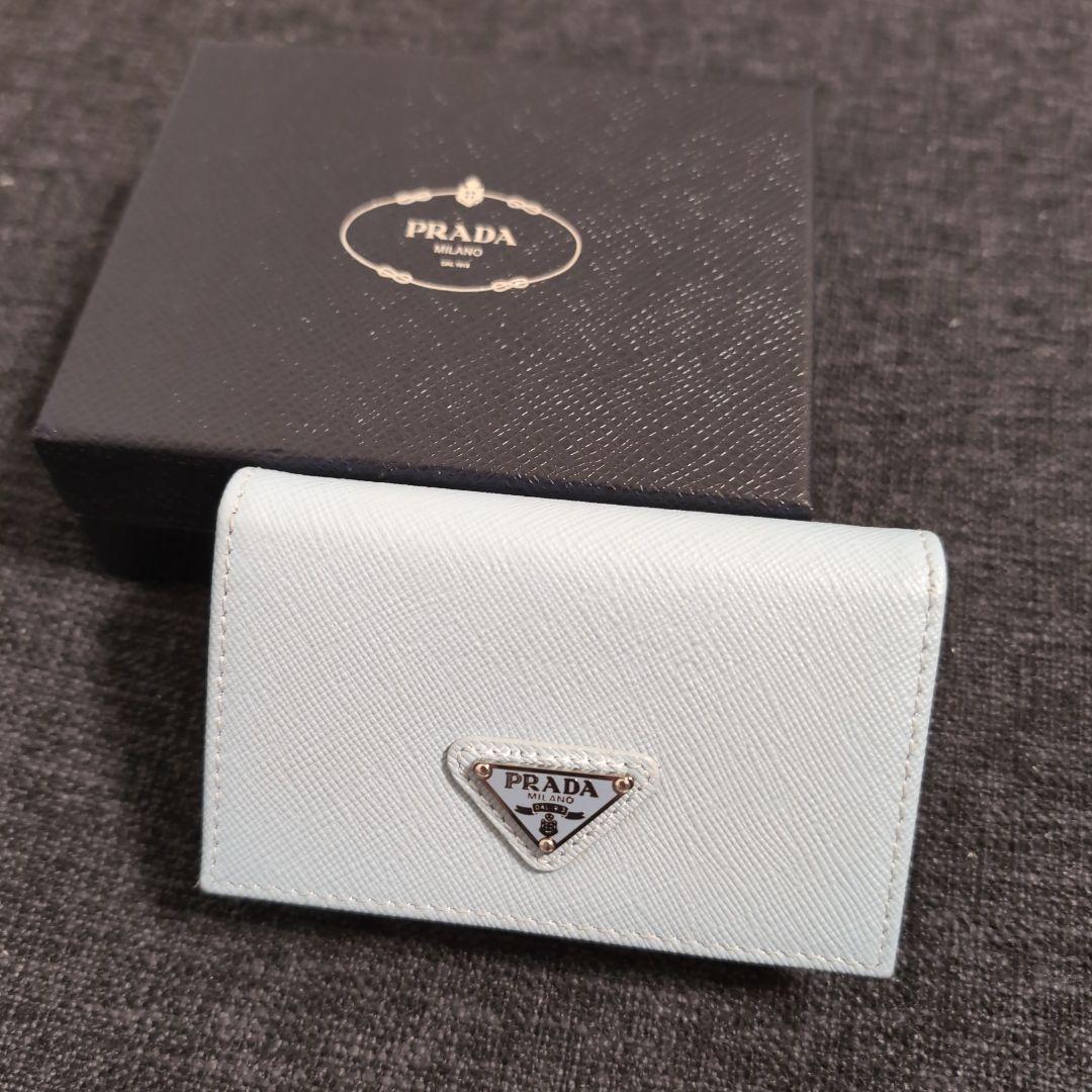 プラダ　名刺カードケース 楽天市場】PRADA プラダ メンズ レディース名刺入れ フラップ付き