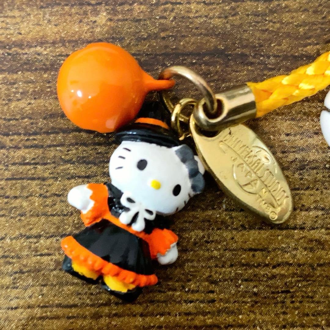 レア】ハローキティ USJ限定 マリリン ウェスタン ハロウィン根付 3点