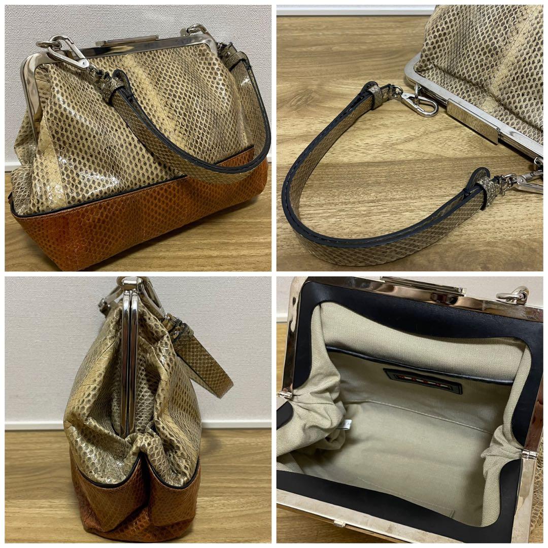 《極美品》MARNI （マルニ ）レザー セミショルダーバッグ ブラウン系