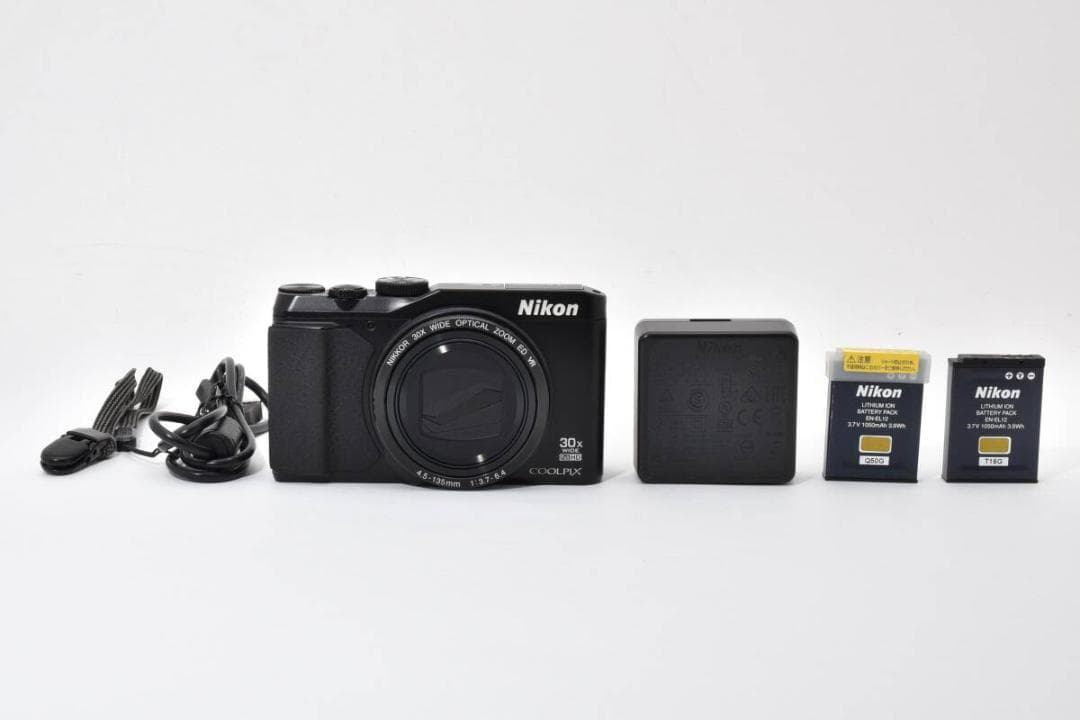Nikon COOLPIX S9900 付属品多数 SS273 #846 Nikon COOLPIX S9900 Digital Camera W. 30x Zoom Lens 16.5 MP Black