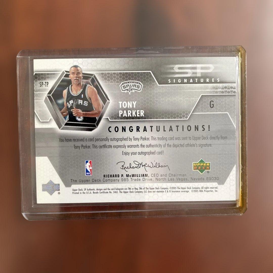 NBA 20 トニー・パーカー 直筆サインカード - メルカリ