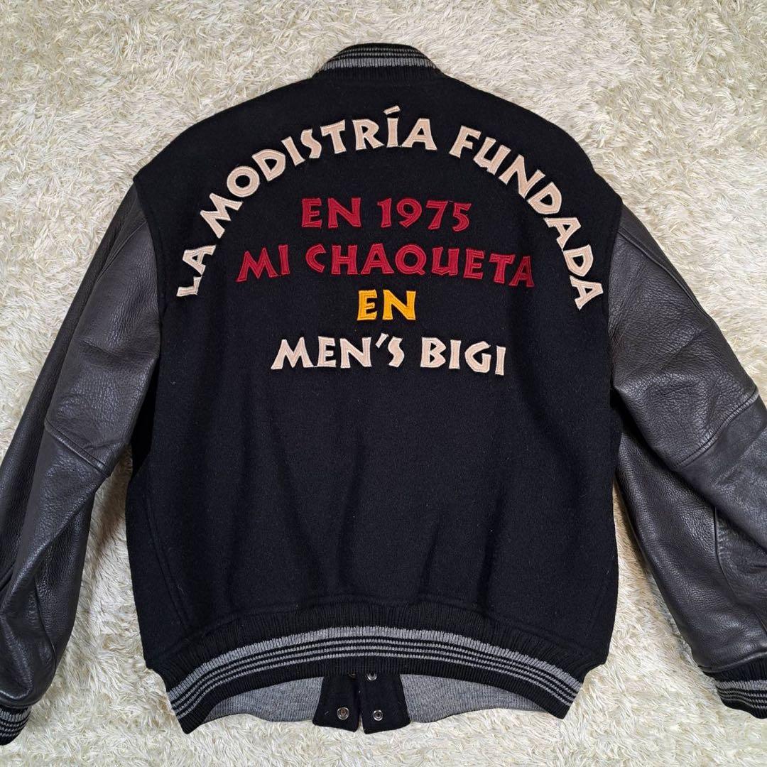 希少　メンズビギ 幻の スタジャン 80s アーチロゴ 日本製 レザー L m71959612946_1.jpg?1761751213