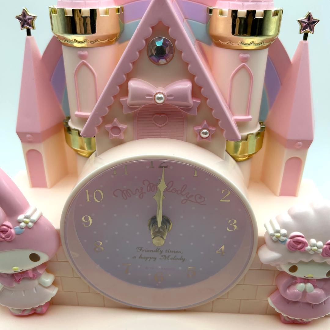 レア】マイメロディ お城型 チェスト付き置き時計 サンリオ - メルカリ