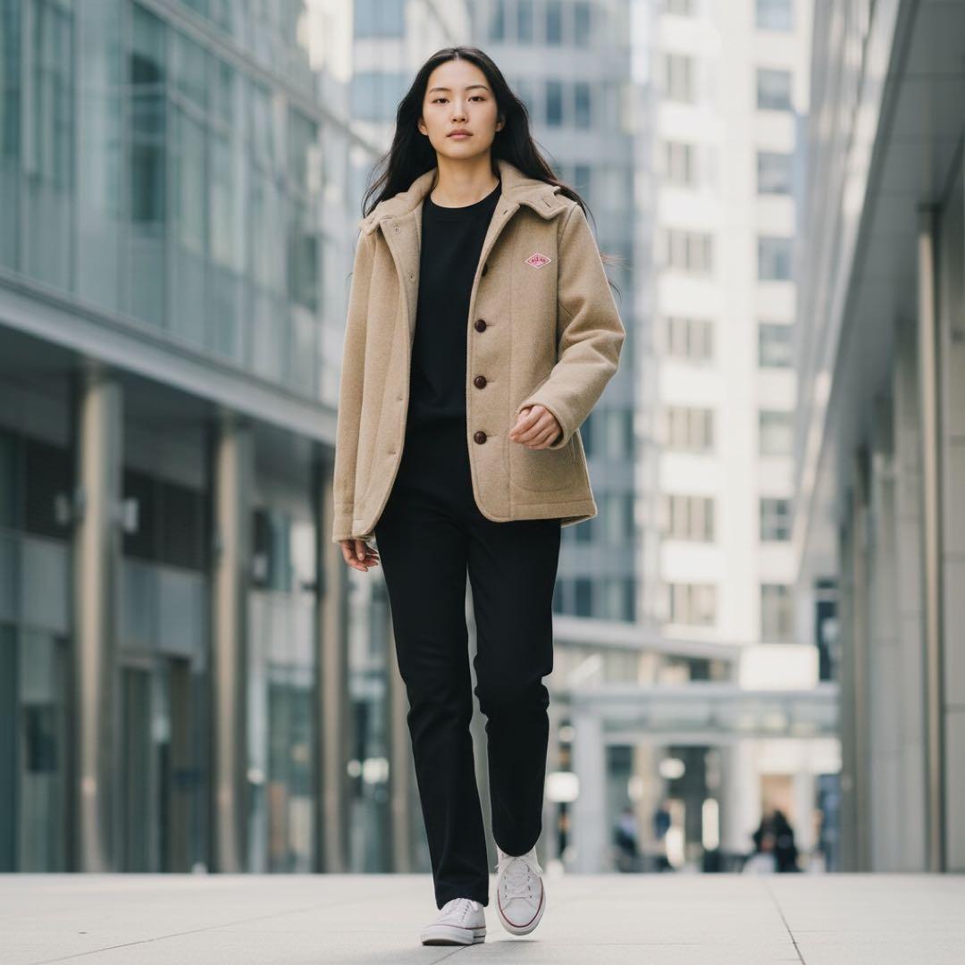 定番人気】DANTONダントンウールモッサ フードコートベージュ36 M