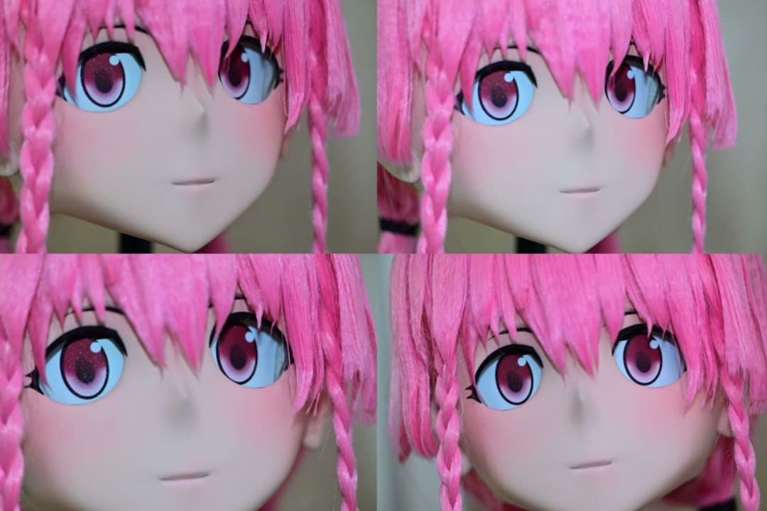 即納 全頭マスク 我妻由乃 2個顔交換コスプレ 着ぐるみkigurumi - メルカリ