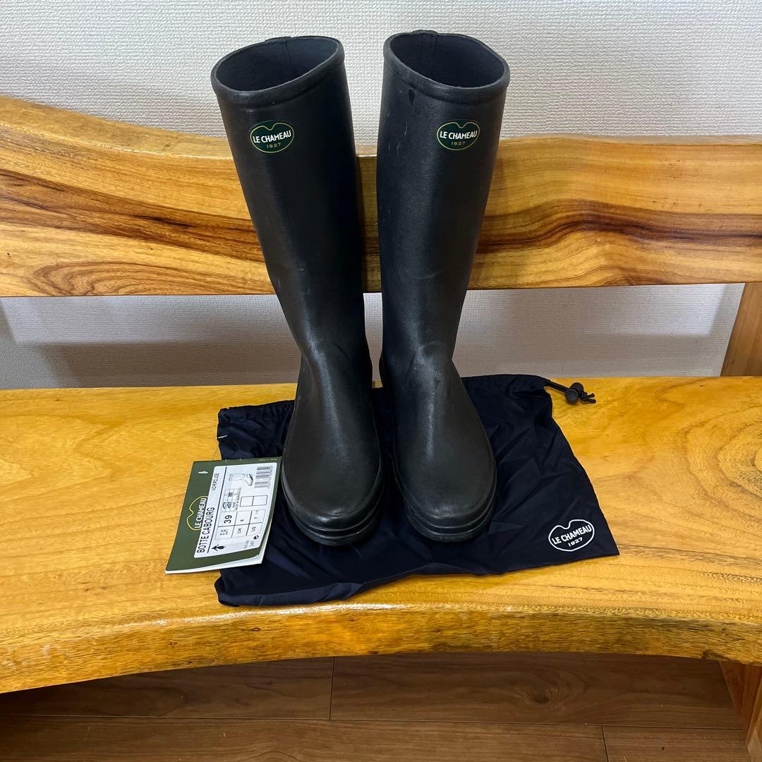 292】レディース ラバー レインブーツLE CHAMEAU39