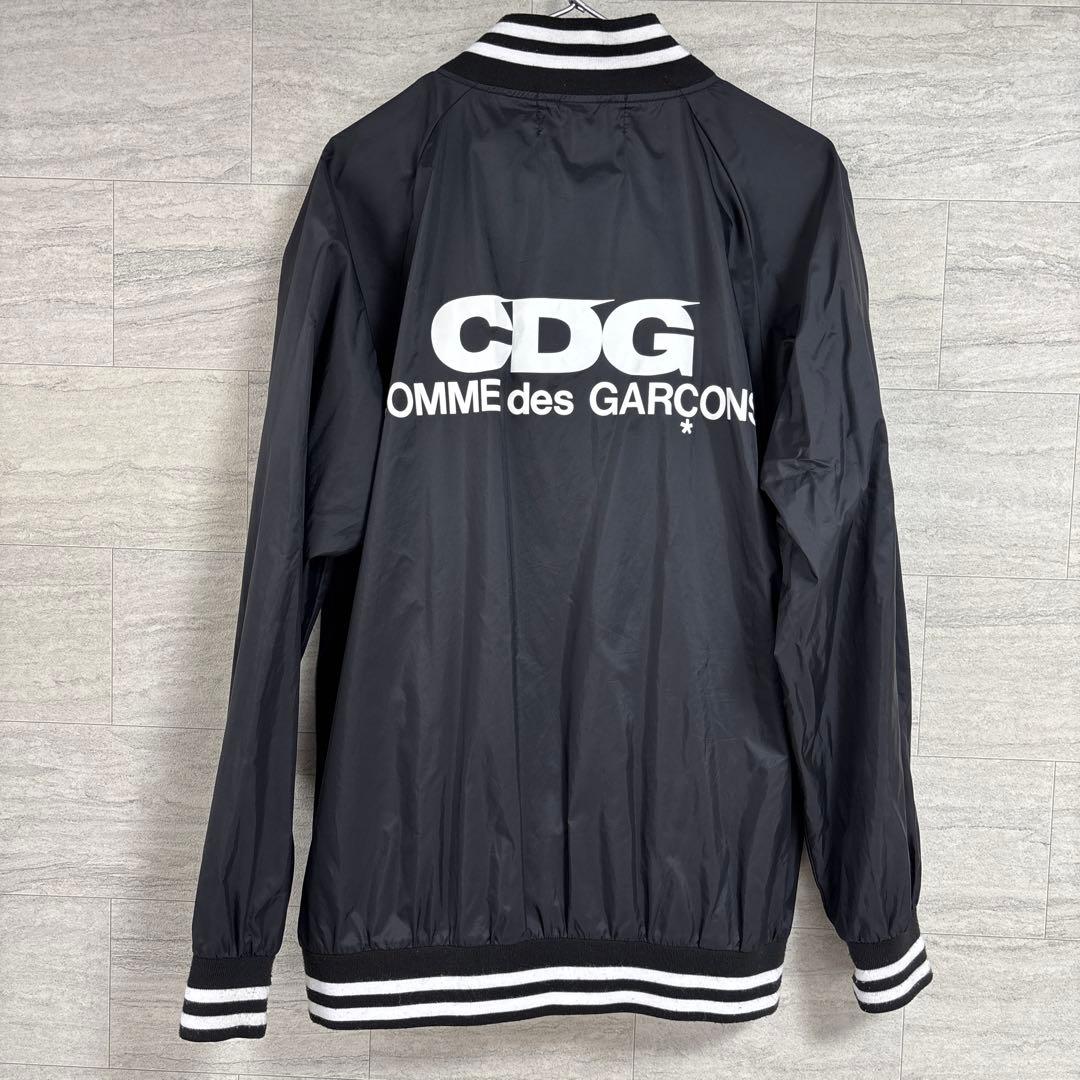 CDG ブラック ナイロンジャケット　XL ギャルソン　コーチ 楽天市場】【中古】 コムデギャルソンCDG バックロゴナイロンコーチ