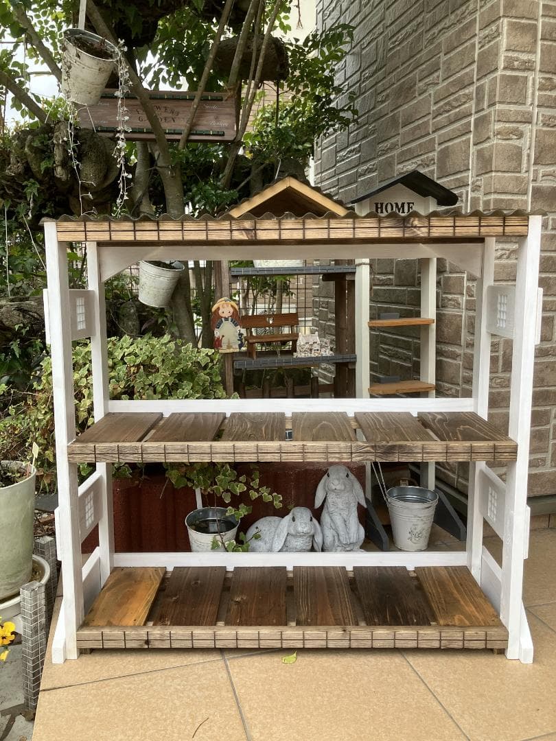 No30 ⭐︎Alphonse✩専用商品横幅最大の多肉植物4段棚30cm3段 - メルカリ