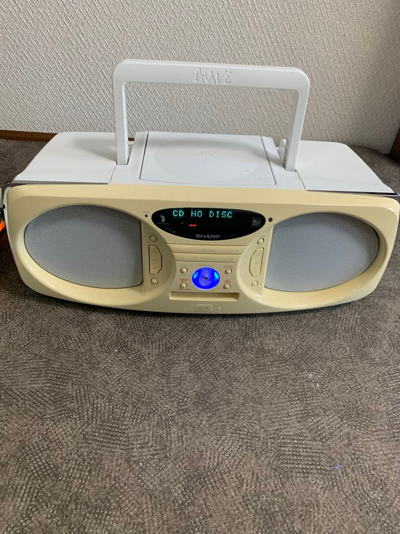 稼働品】シャープ CD・MDシステム SHARP SD-FX30-W - メルカリ