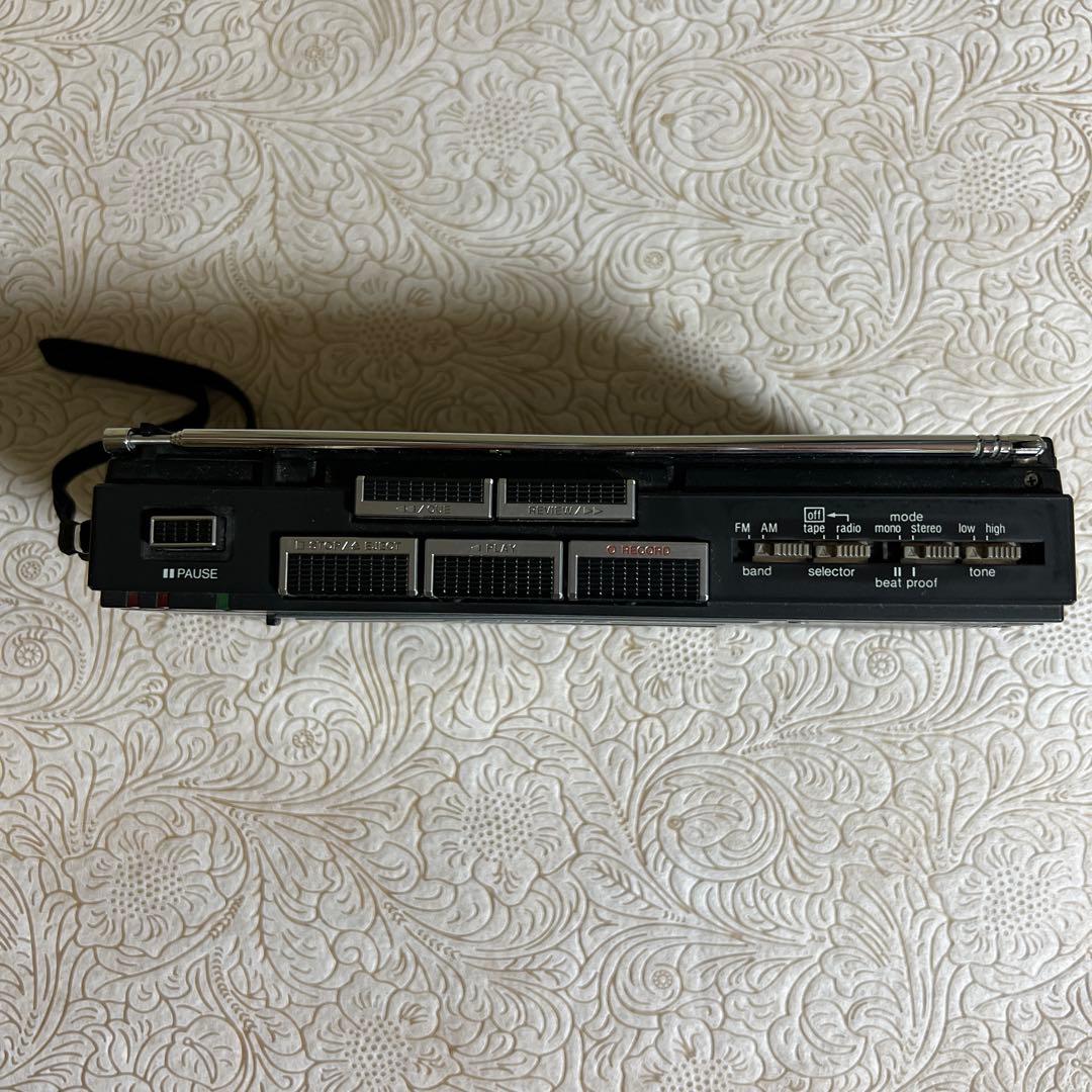 ジャンク品】National RX-2700 FMAMラジオカセットレコーダー