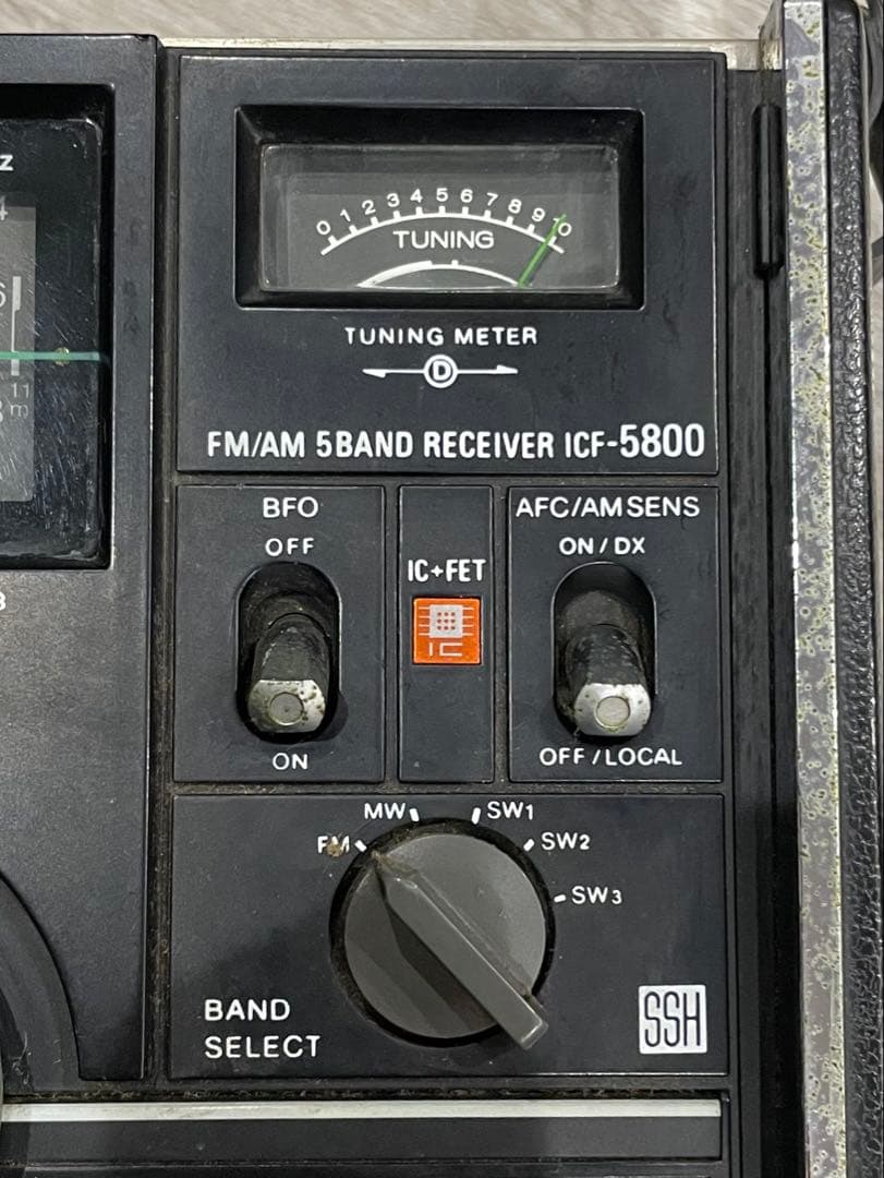 SONY ICF-5800 FM/AM 5バンドレシーバー動作確認済 昭和レトロ - メルカリ