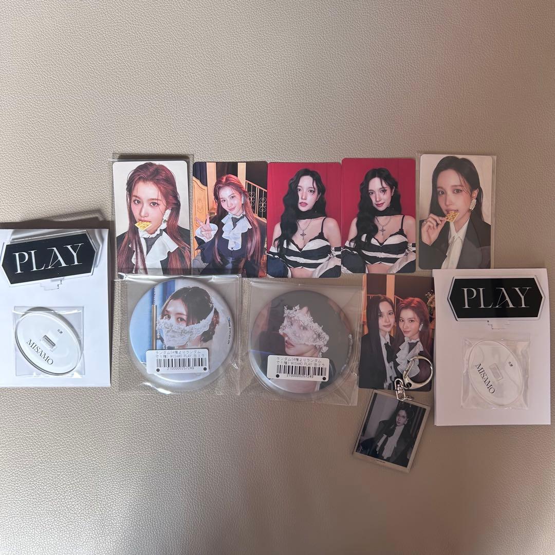 TWICE MISAMO PLAY ミサモ ミナ サナ トレカ 缶ミラー店舗特典 - メルカリ