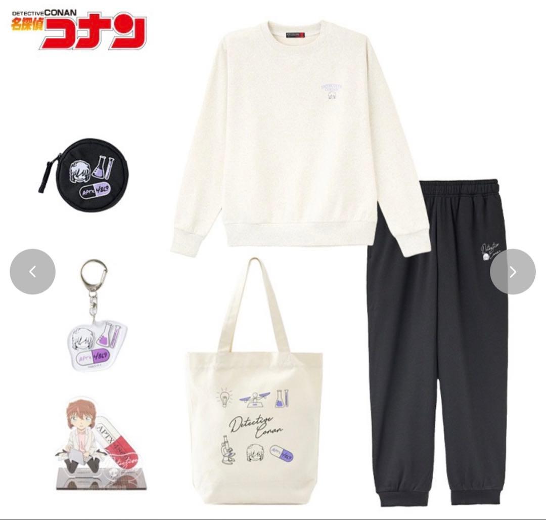 新品未開封】しまむら限定 名探偵コナン 灰原6点セット メンズ M