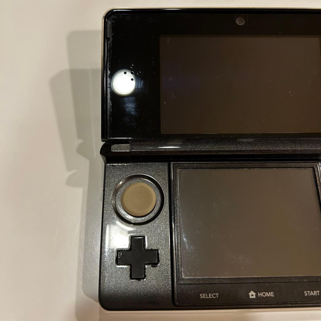 ニンテンドー3DS ブラック 本体 充電器、ポケットモンスターX 付き