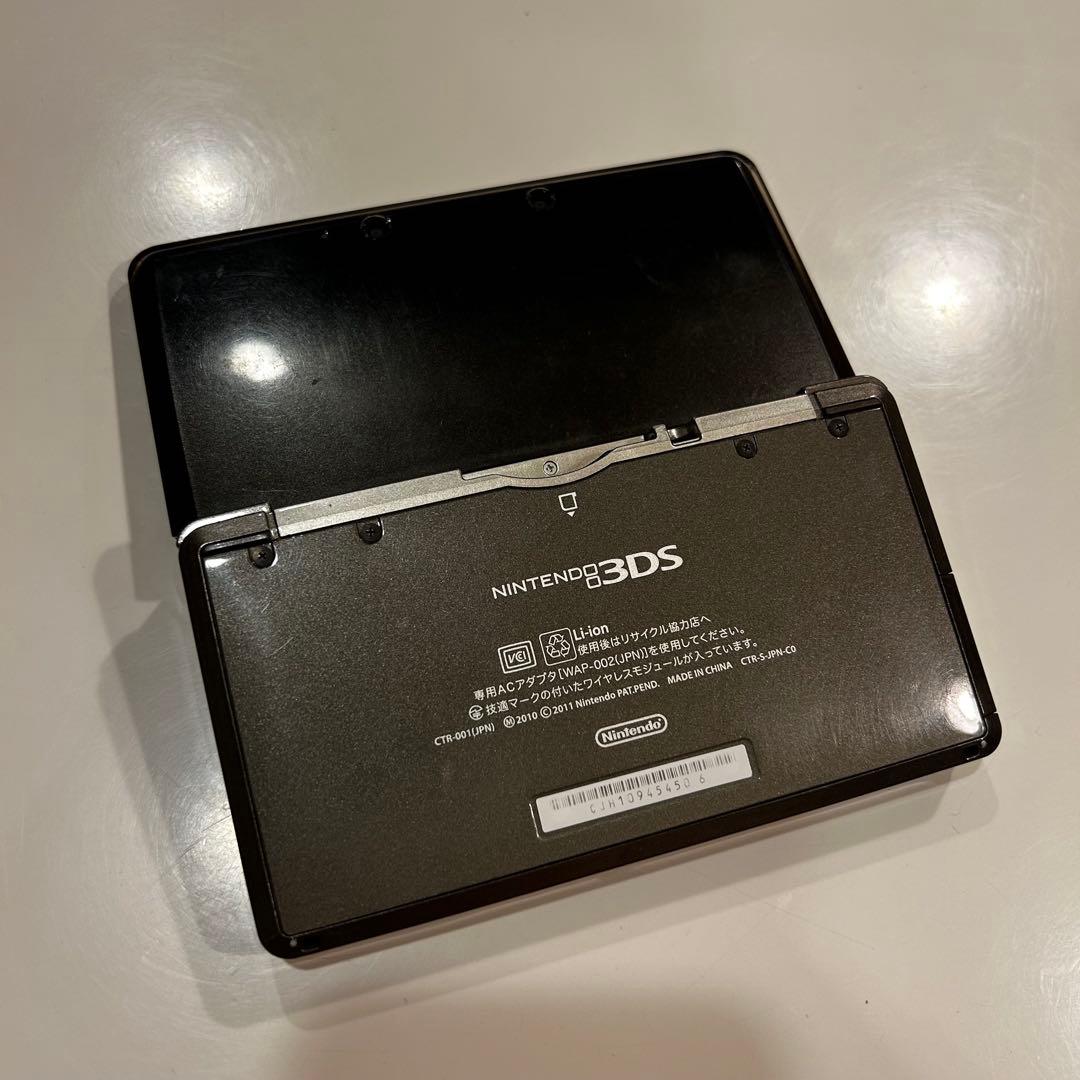 ニンテンドー3DS ブラック 本体 充電器、ポケットモンスターX 付き